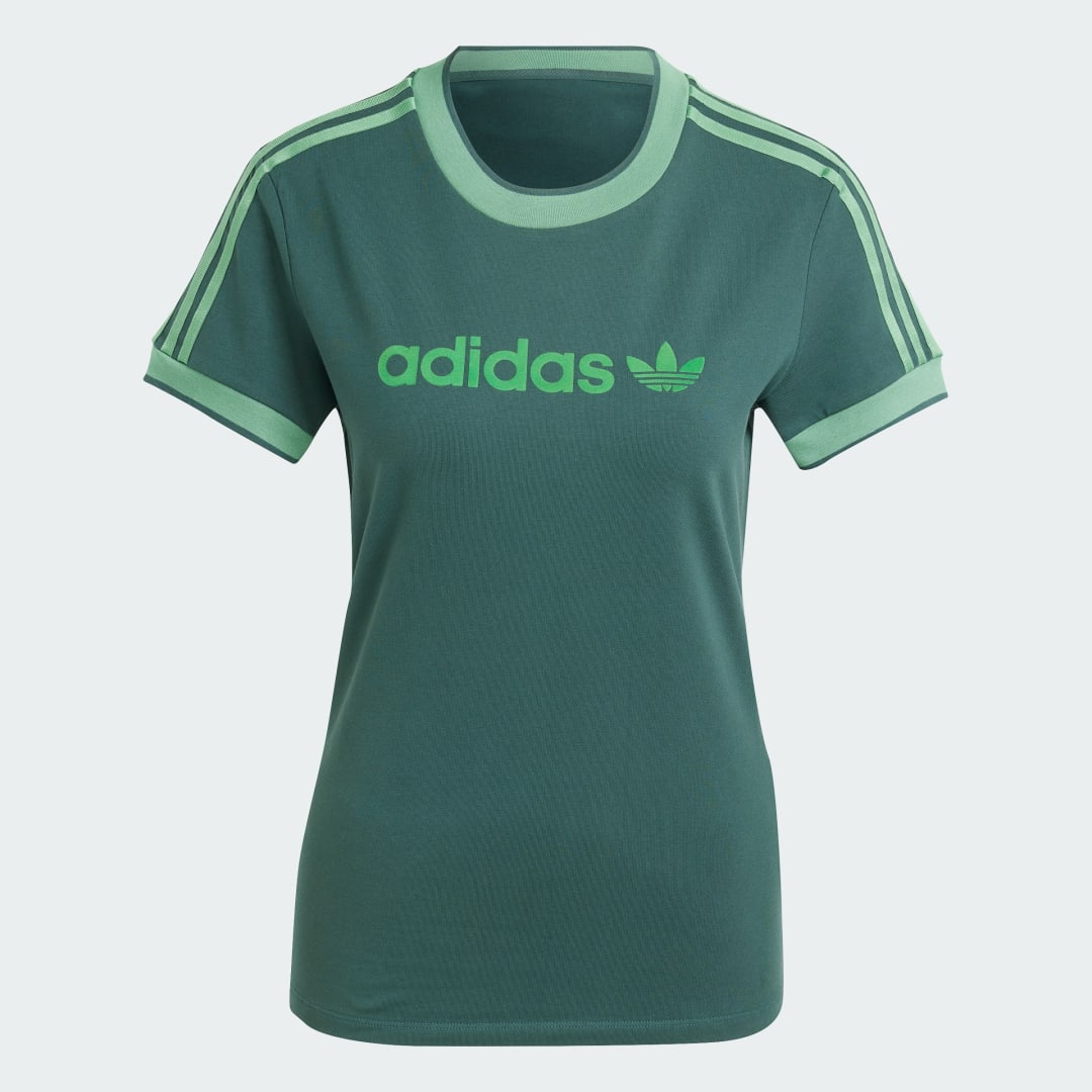 Adidas Graphic Badge Slim 3-Stripes T-shirt