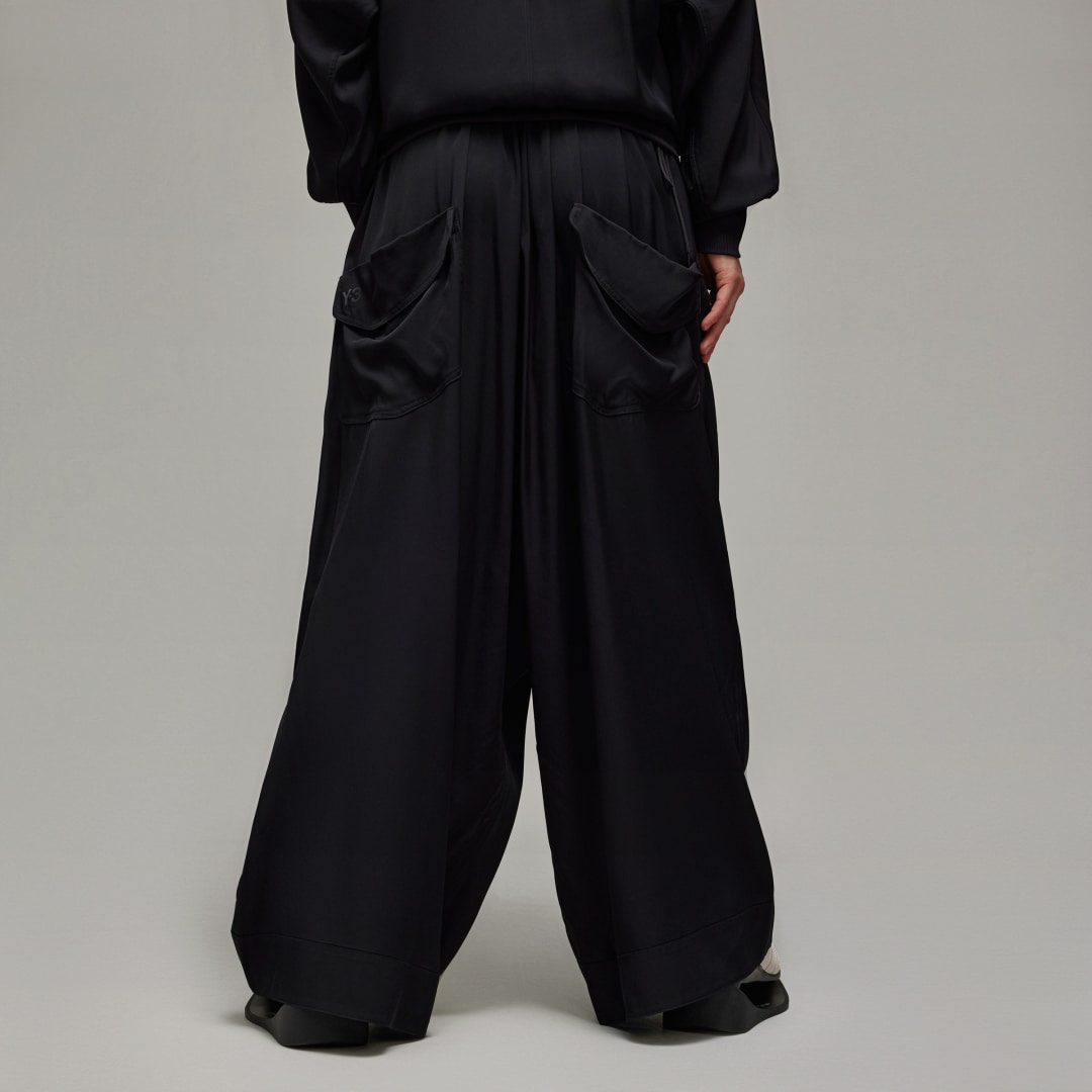 Adidas Y-3 Rayon Twill Wide Broek