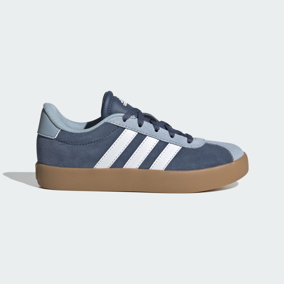 Adidas Vl Court 3.0 Kids Preloved Ink / Cloud White / Wonder Blue