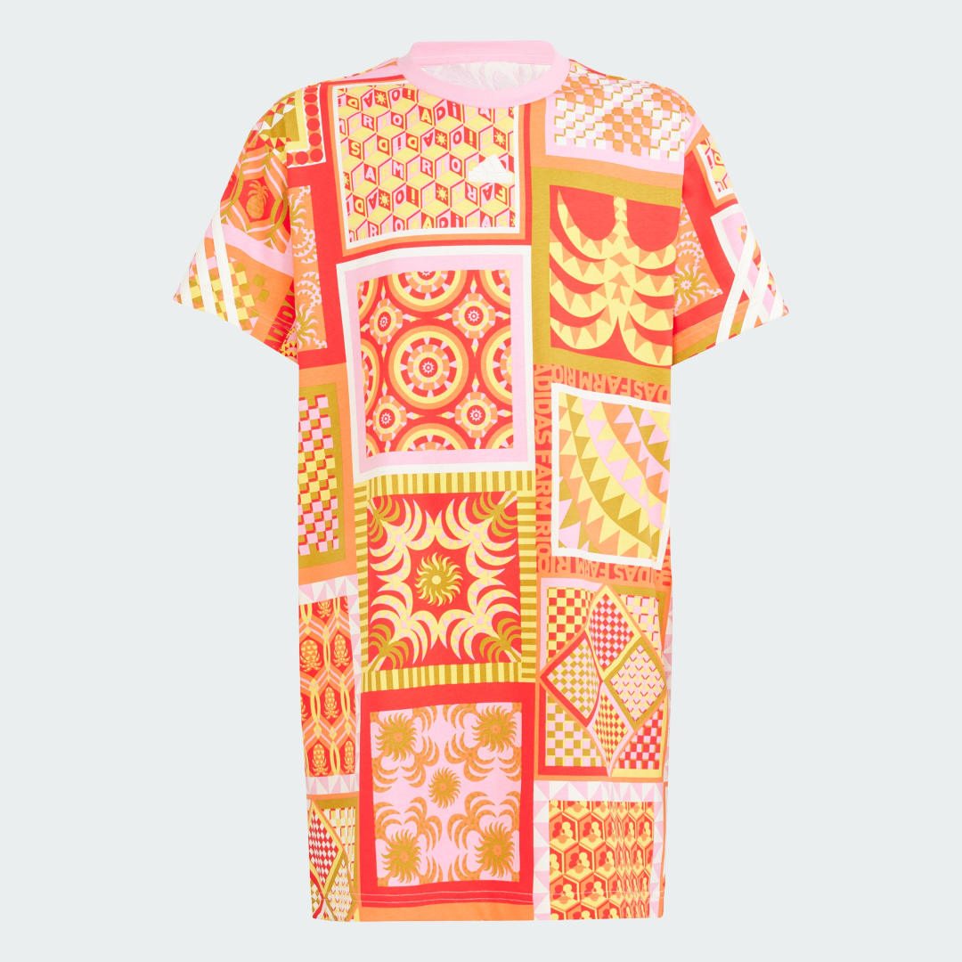 

Vestido adidas x FARM Rio Kids Niño, Blanco