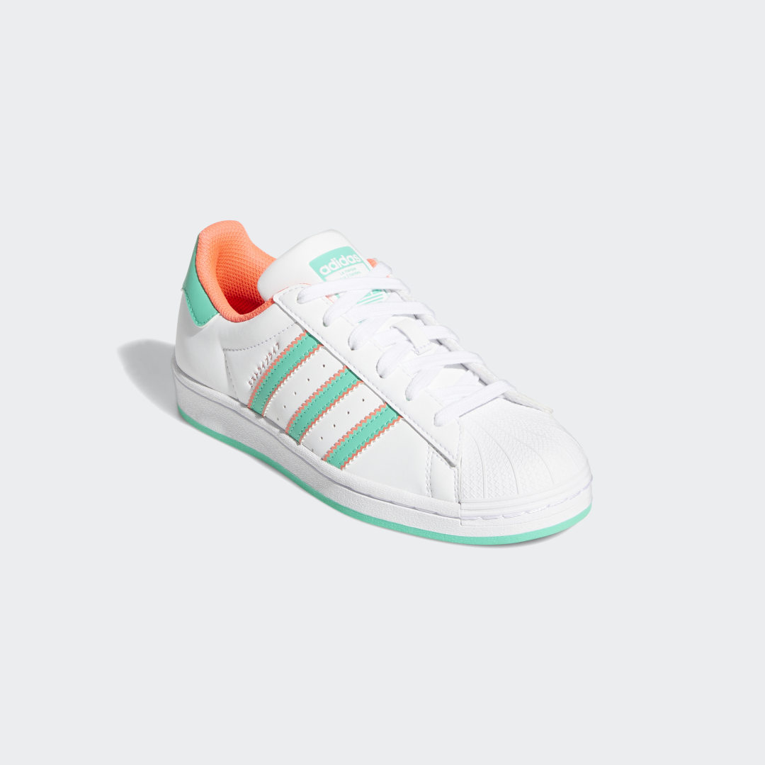 Adidas Superstar sneaker Cloud White / Hi-Res Green / Turbo