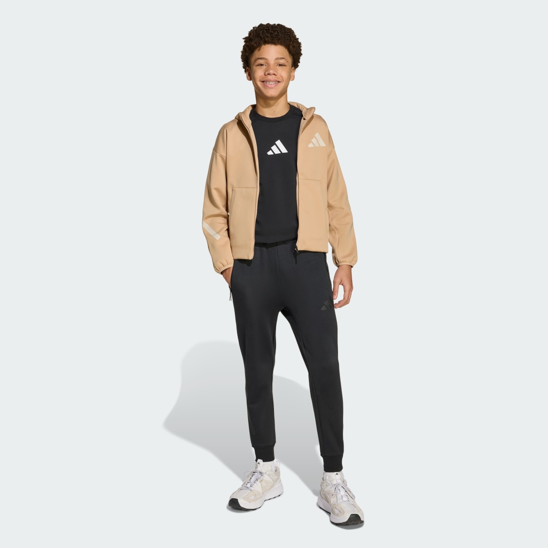 Adidas Z.N.E. Trainingsjack met Capuchon en Lange Rits Kids