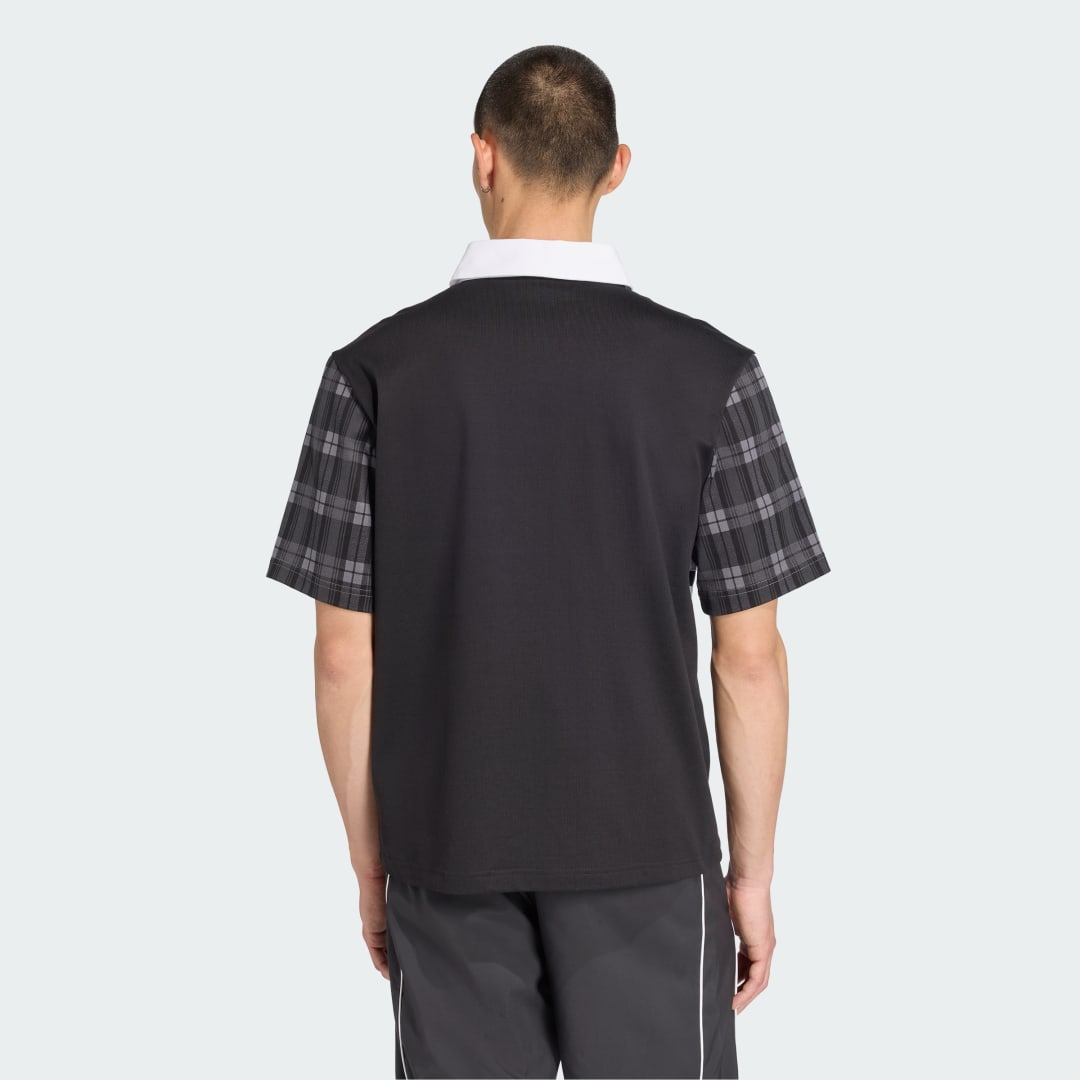 Adidas Tartan Regular Rugby Polo