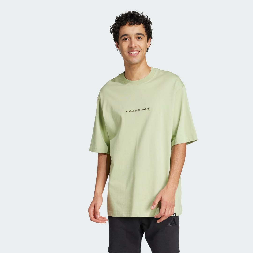 Adidas Codes Doodle Camp Graphic T-Shirt