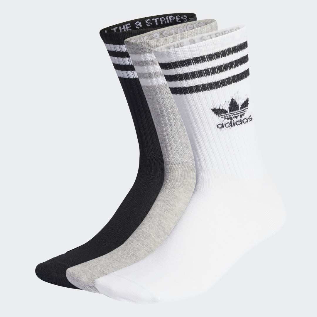 

adidas Medias Tobilleras 3 Pares Unisex, Blanco