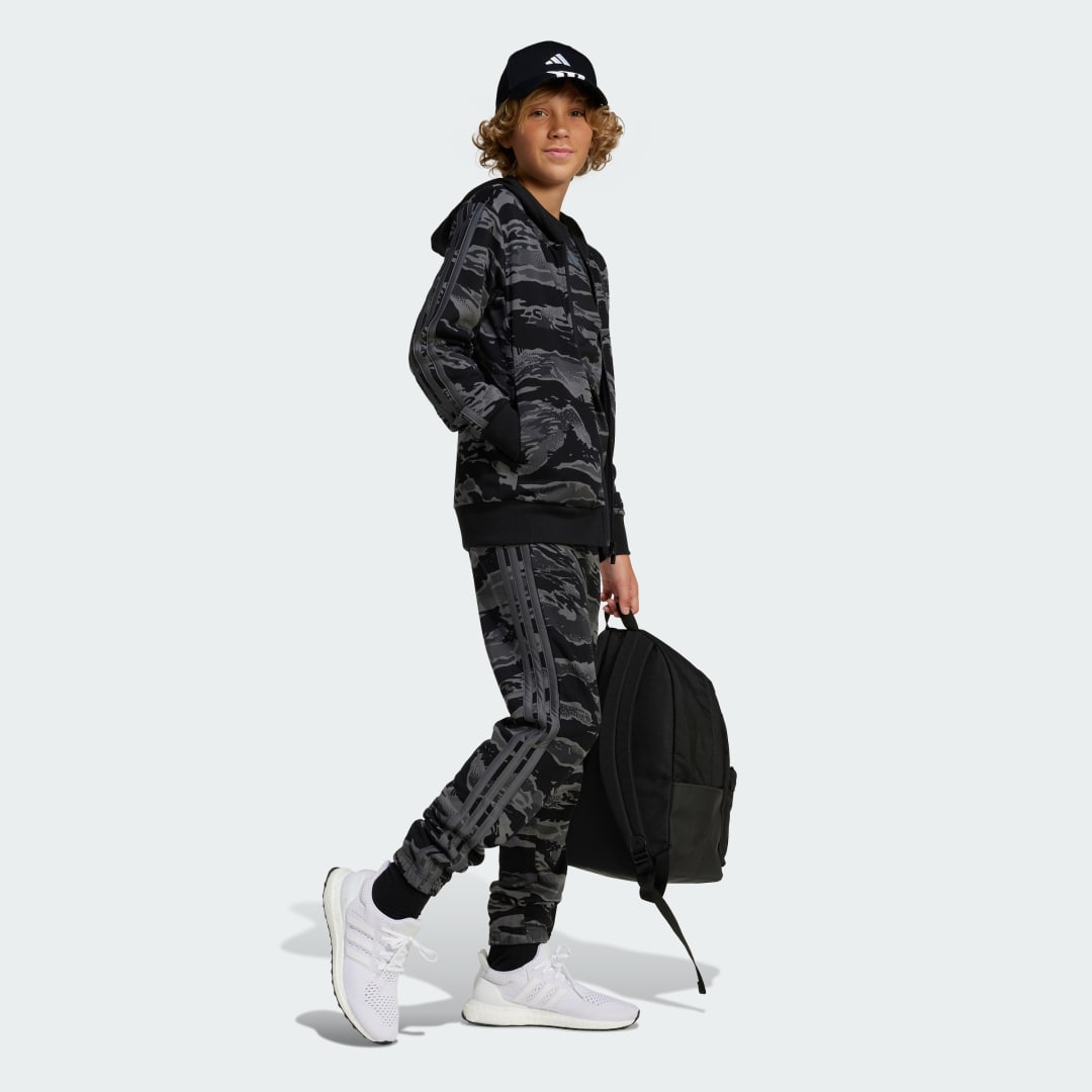 Adidas Seasonal Essentials Camo Ritshoodie Kids