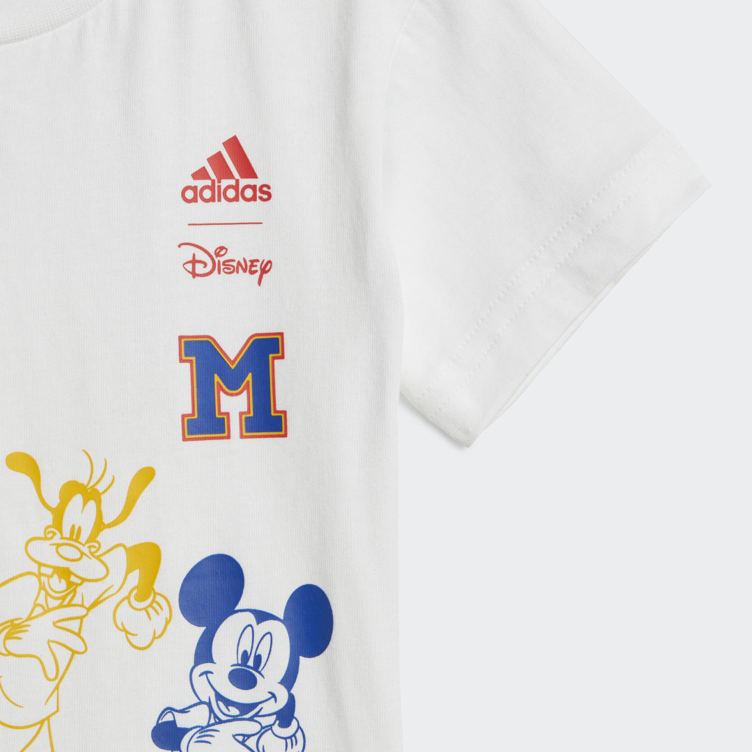 

adidas Conjunto de Playera y Shorts Mickey Mouse Adidas x Disney Niño, Chalk blanco/bright rojo