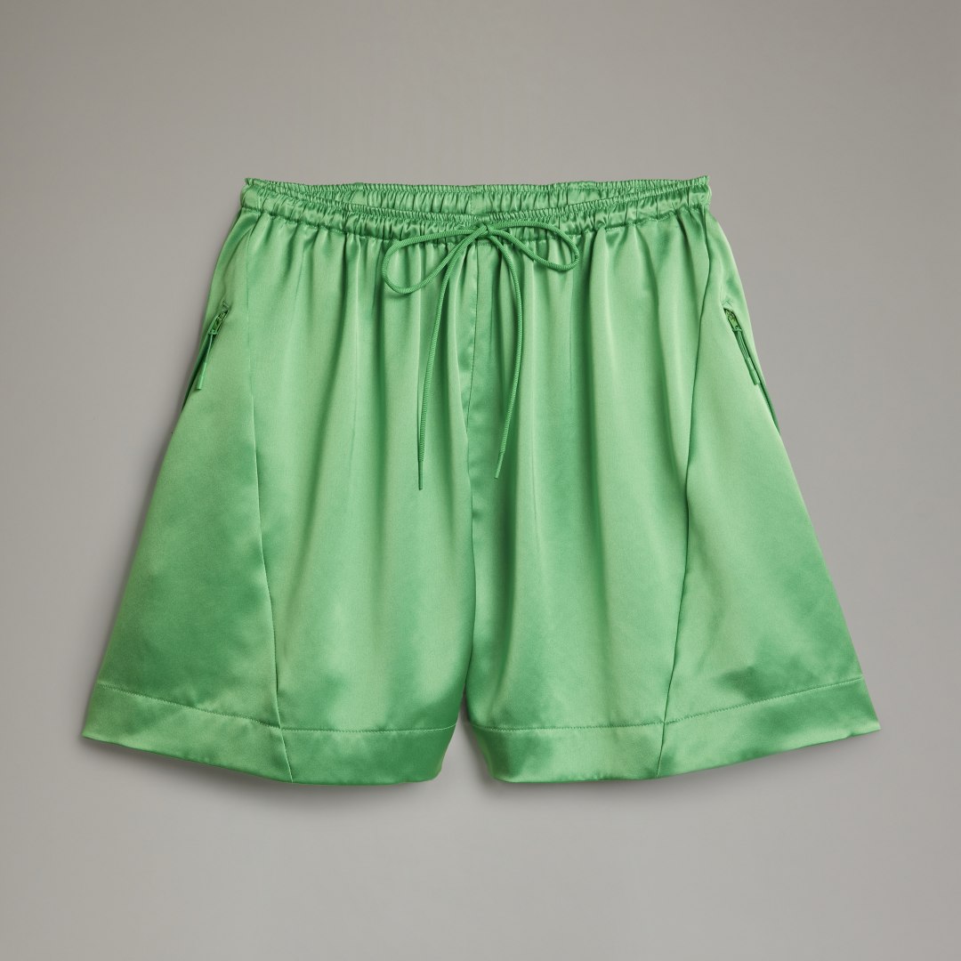 adidas Shorts Y-3 Classic Tech Silk Mujer, Semi flash verde