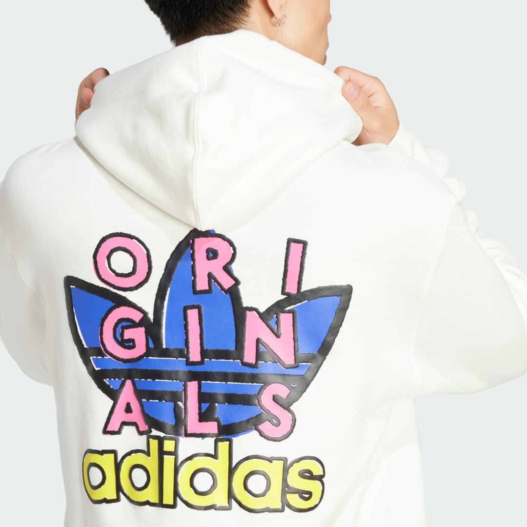 

adidas Buzo con Capucha Hombre, Blanco