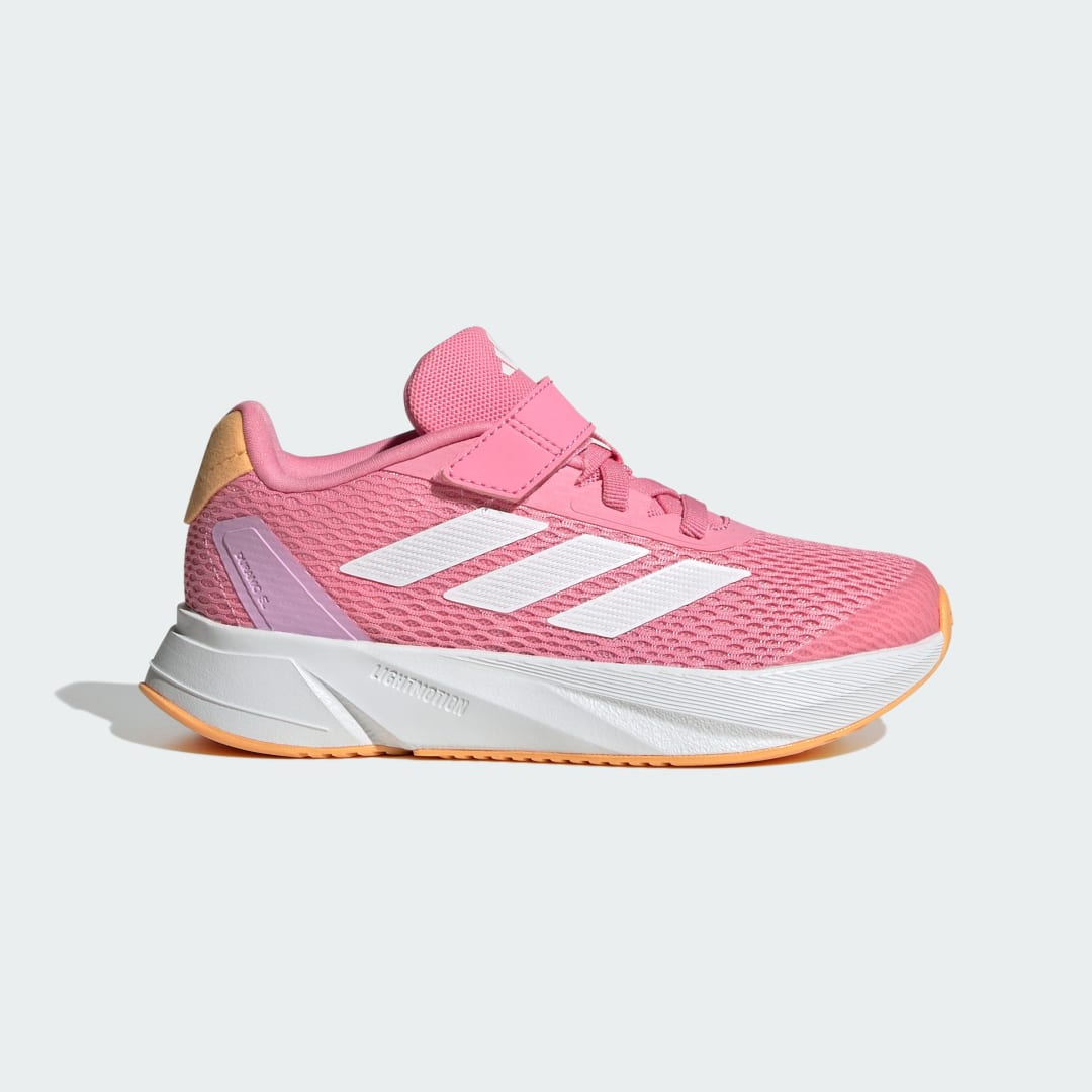 Adidas Duramo kindersneaker oranje, roze en wit