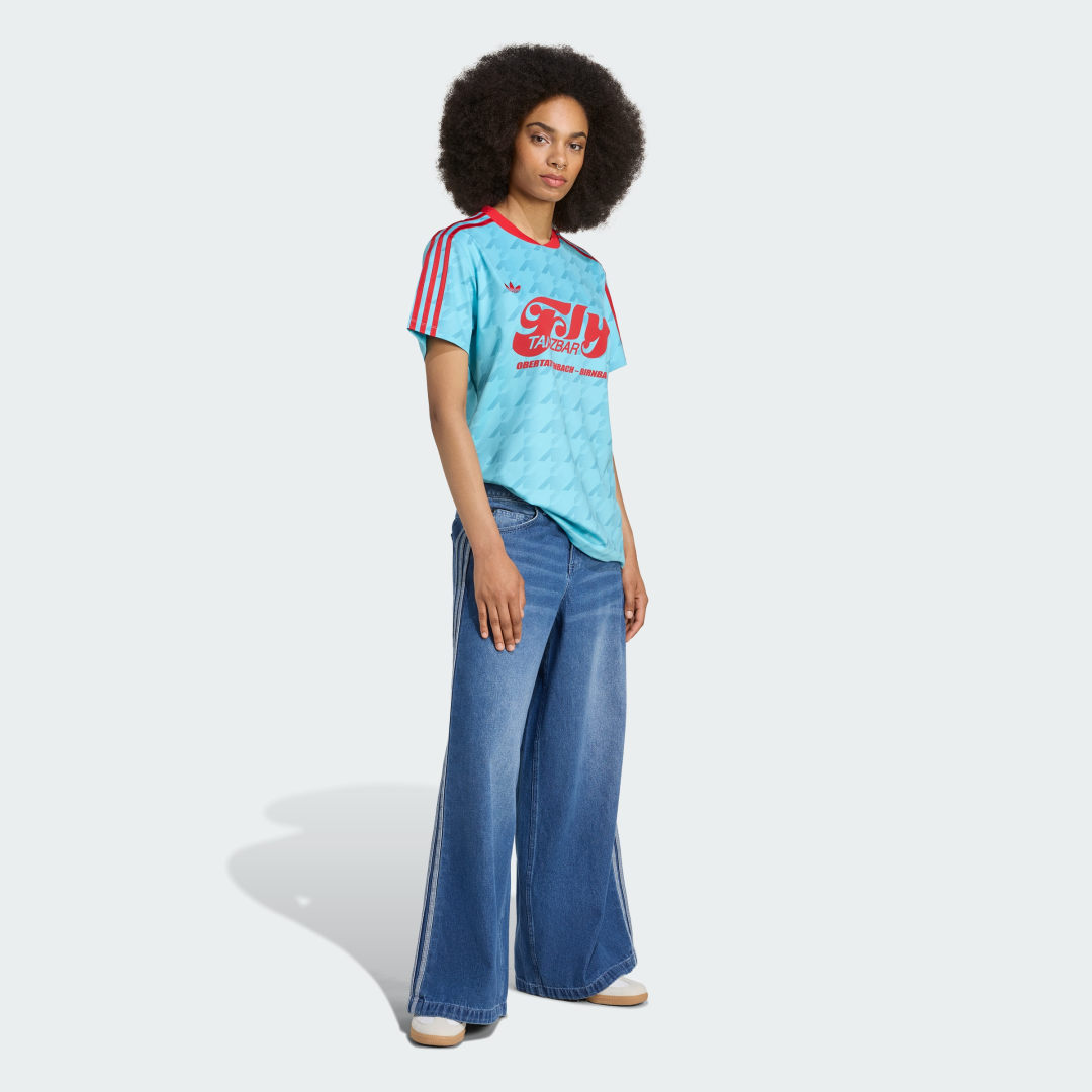Adidas Graphic Football Allover Print Shirt