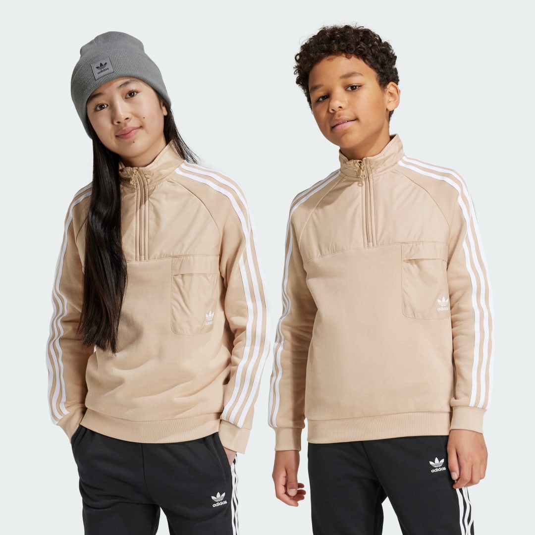 Adidas Originals Sweatshirt met korte ritssluiting model 'CREW MAGBEI'