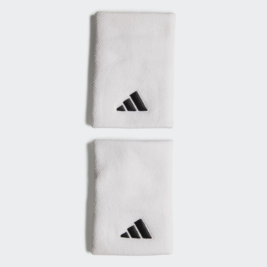 

adidas Muñequera de Tenis Grande Unisex, Blanco