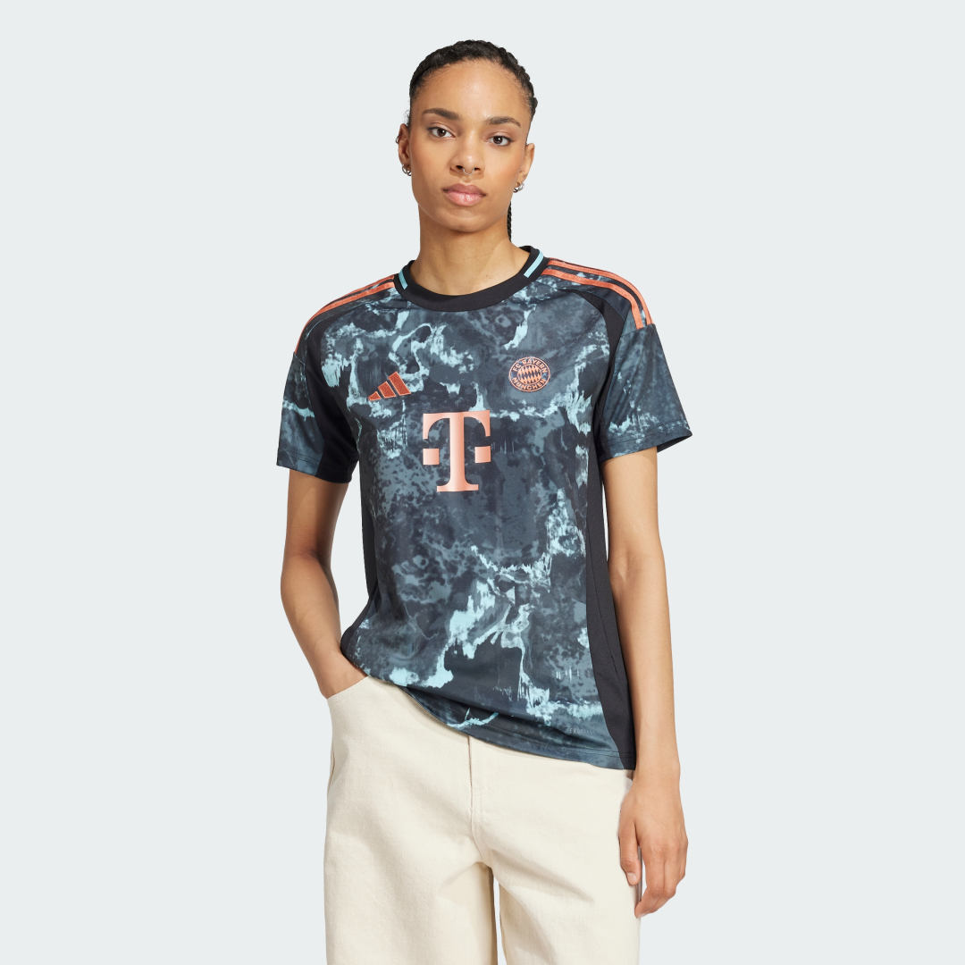 Adidas FC Bayern München 24 25 Uitshirt Zwart- Dames Zwart