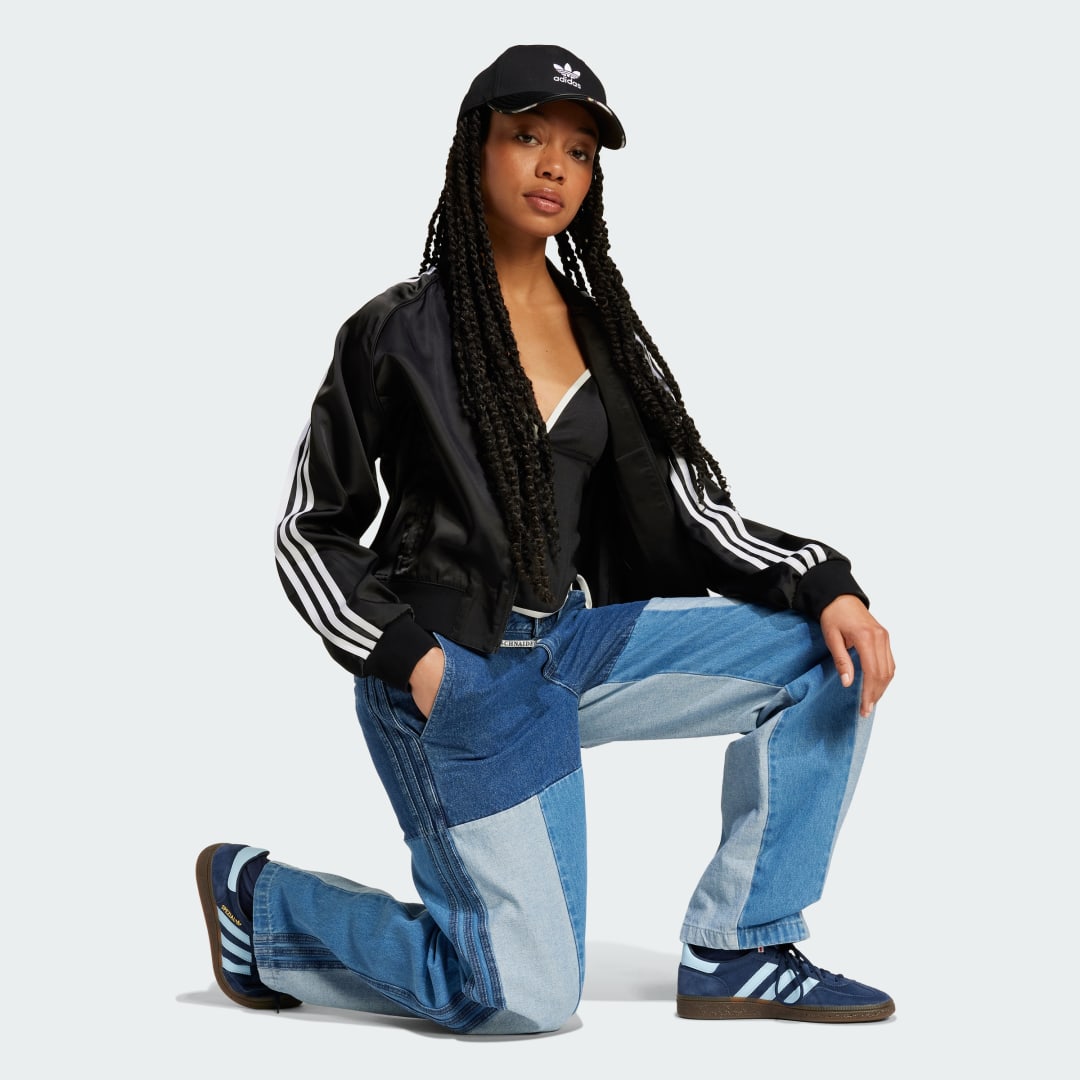 Adidas Kseniaschnaider Patchwork Straight Leg Jeans