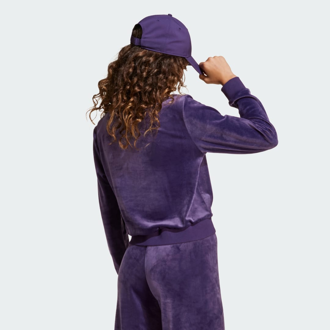 Adidas Girl Holiday Glam Cropped Sweatshirt