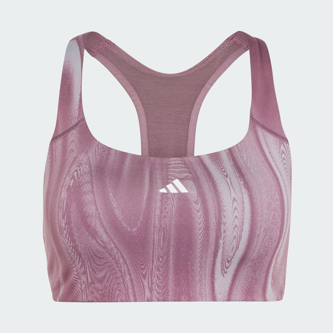 Adidas Powerimpact Training Medium-Support 3-Stripes Beha