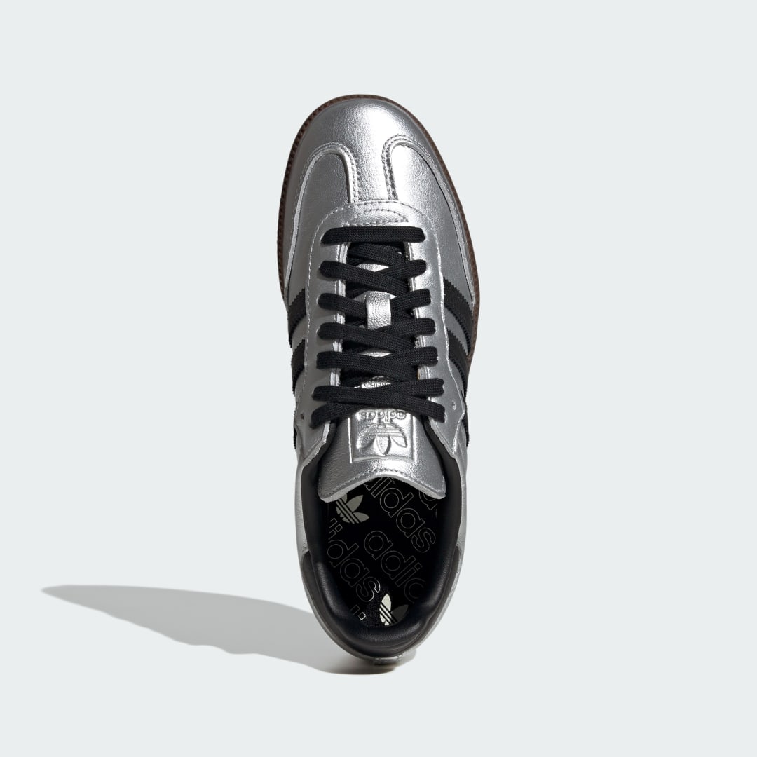 Adidas Samba sneaker Silver Metallic / Core Black / Gum