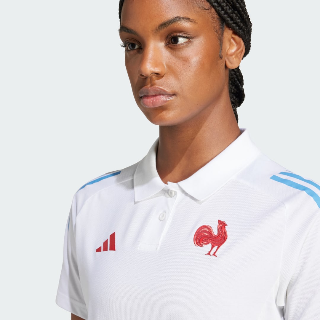 Adidas Frankrijk Rugby Training Poloshirt