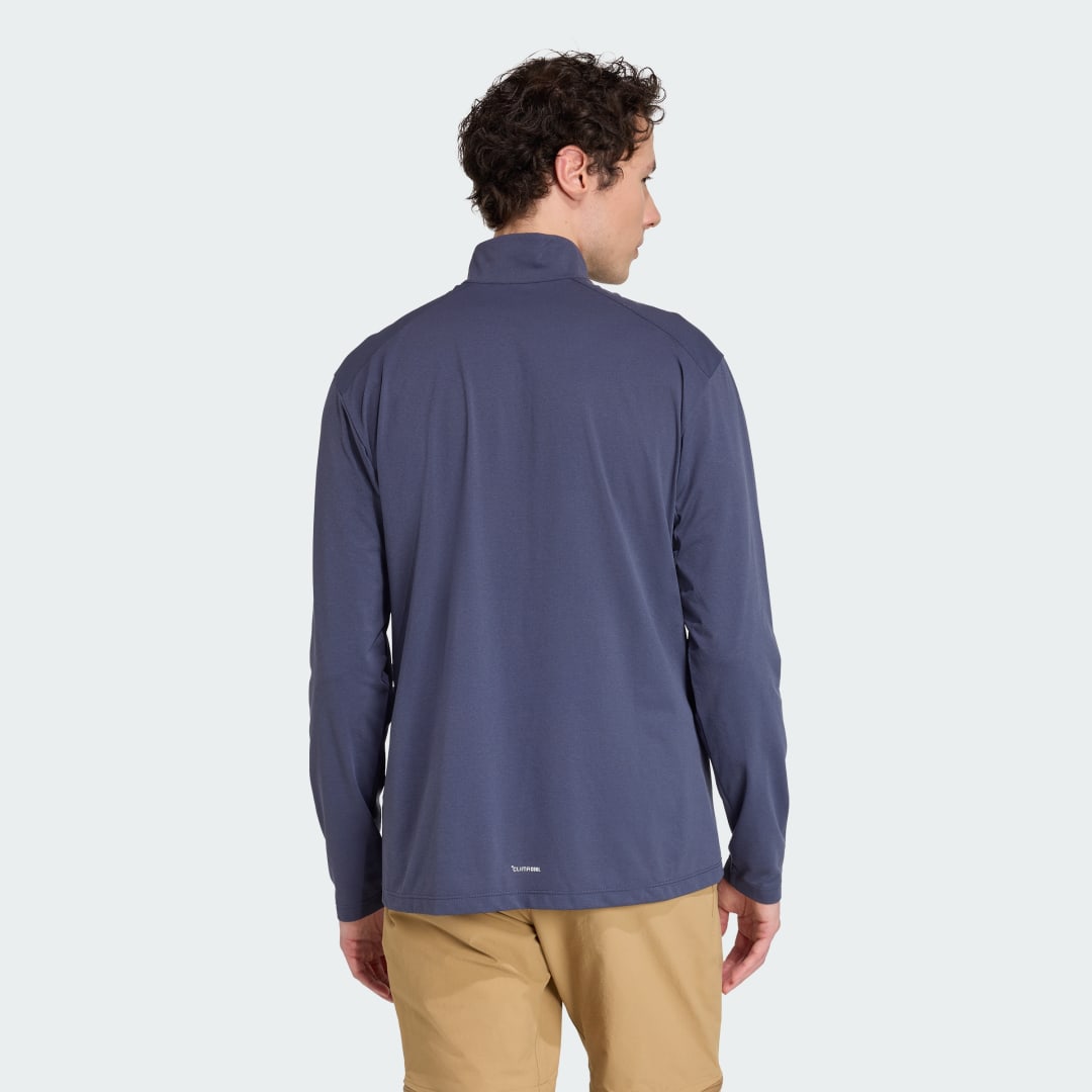 Adidas Terrex Multi Climacool Longsleeve met Halflange Rits