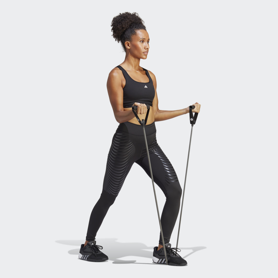 

adidas Mallas Largas Techfit Control x Rheon™ Mujer, Negro