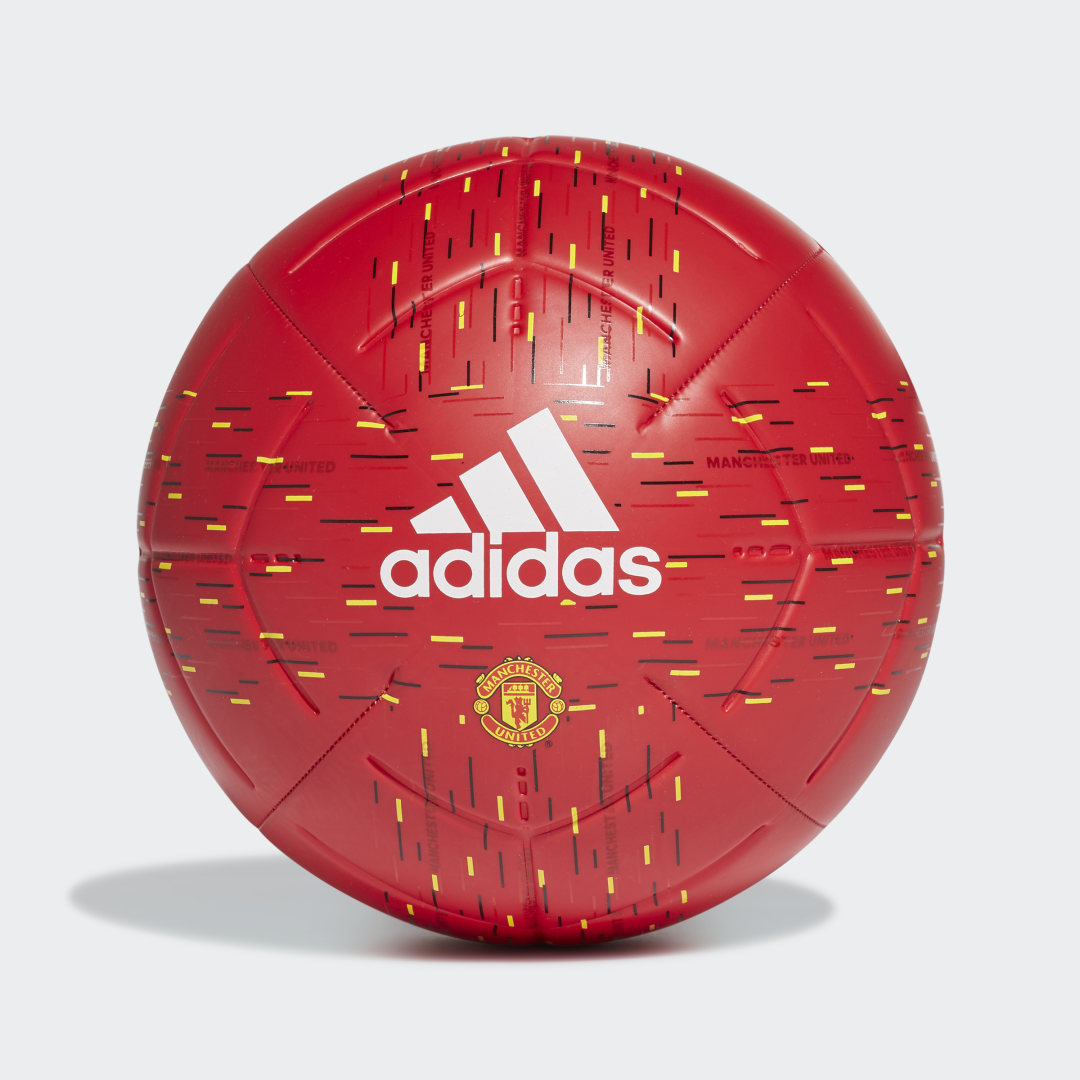 Футбольный мяч adidas Manchester United красный