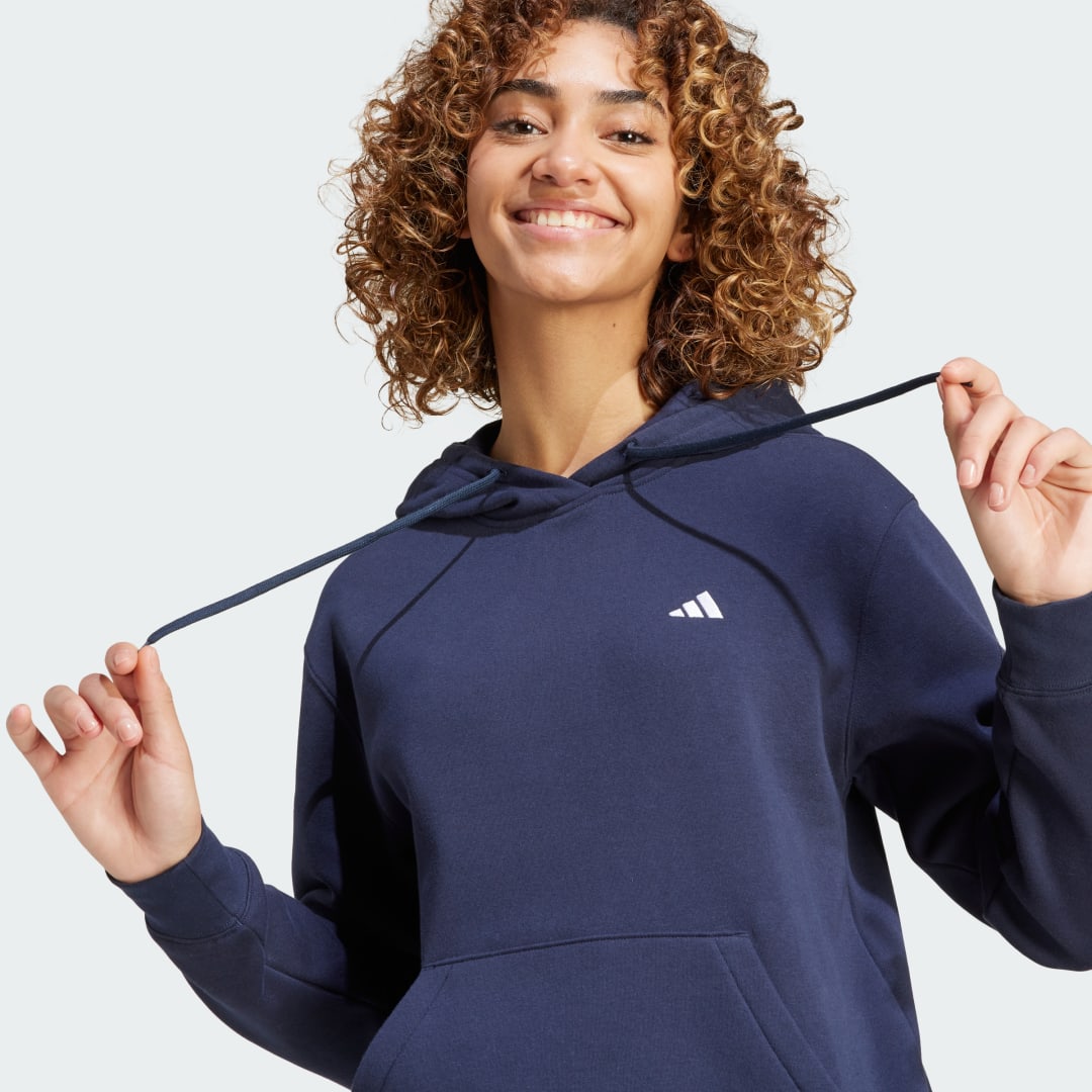 Adidas Essentials Small Logo Feel Cozy Hoodie