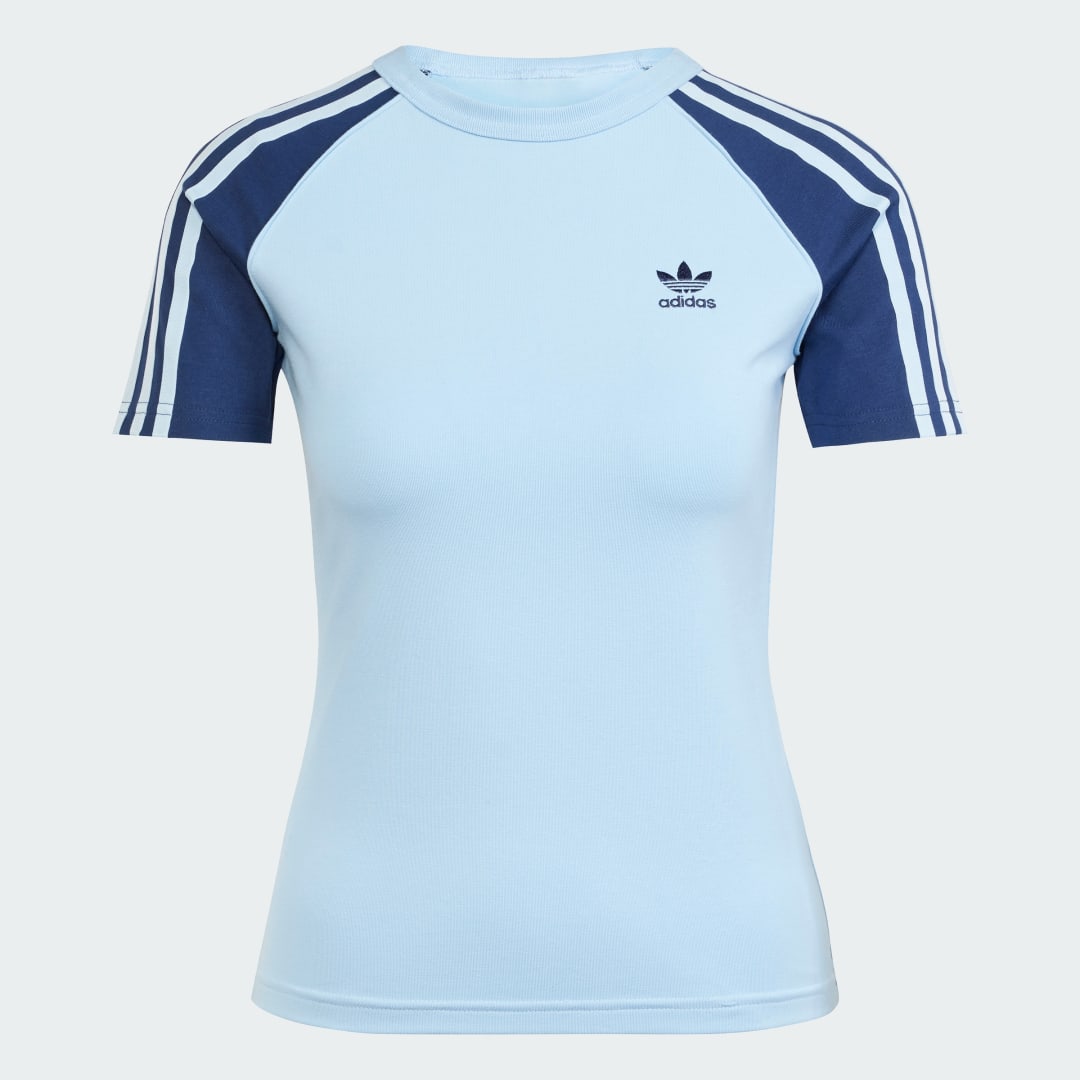 Adidas Adicolor 3-Stripes Raglan Slim-fit T-shirt
