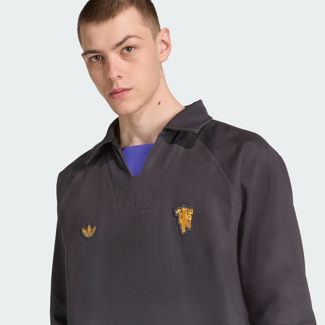 Adidas Manchester United Terrace Icons Drill Shirt