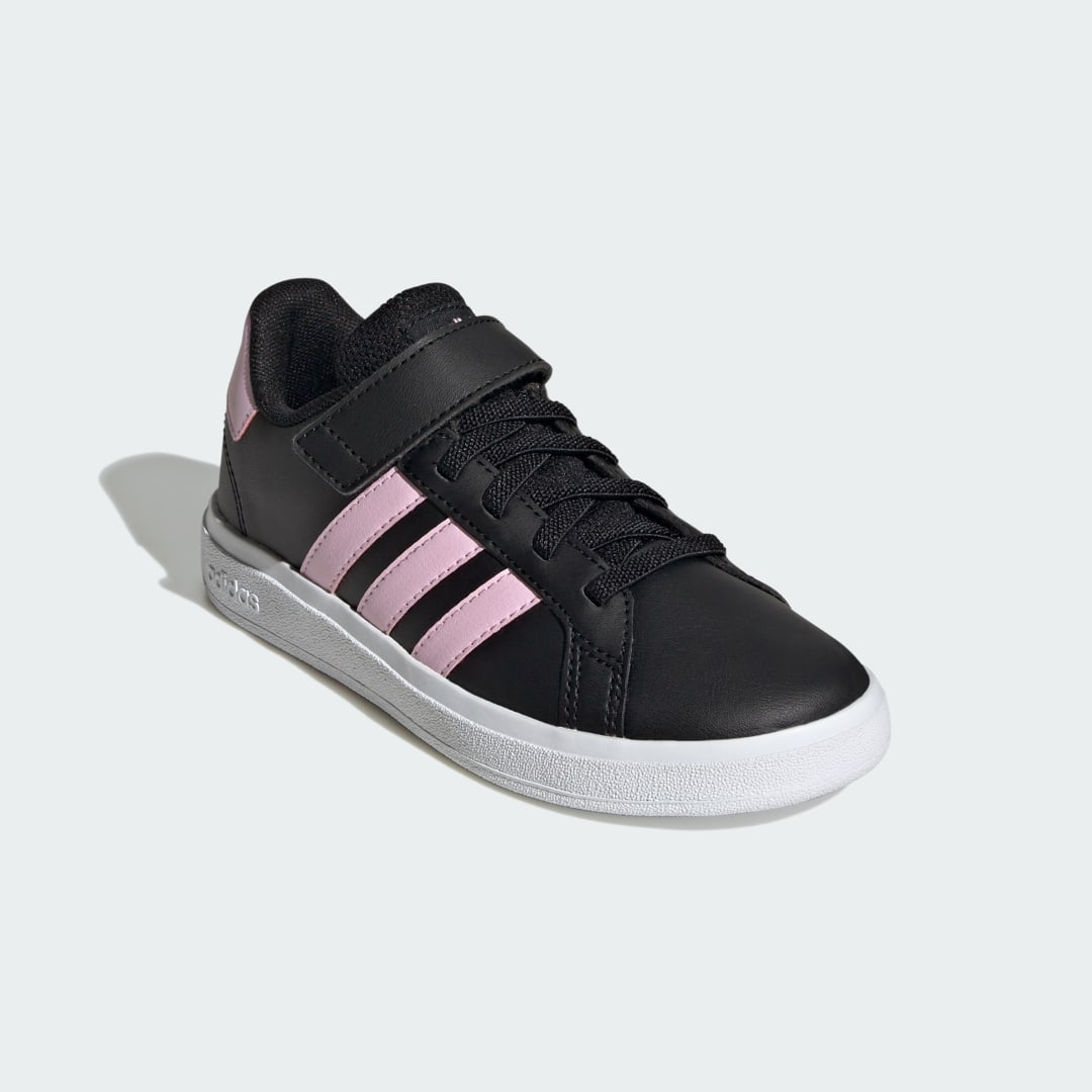 Adidas Grand court sneaker Core Black / Orchid Fusion / Core Black