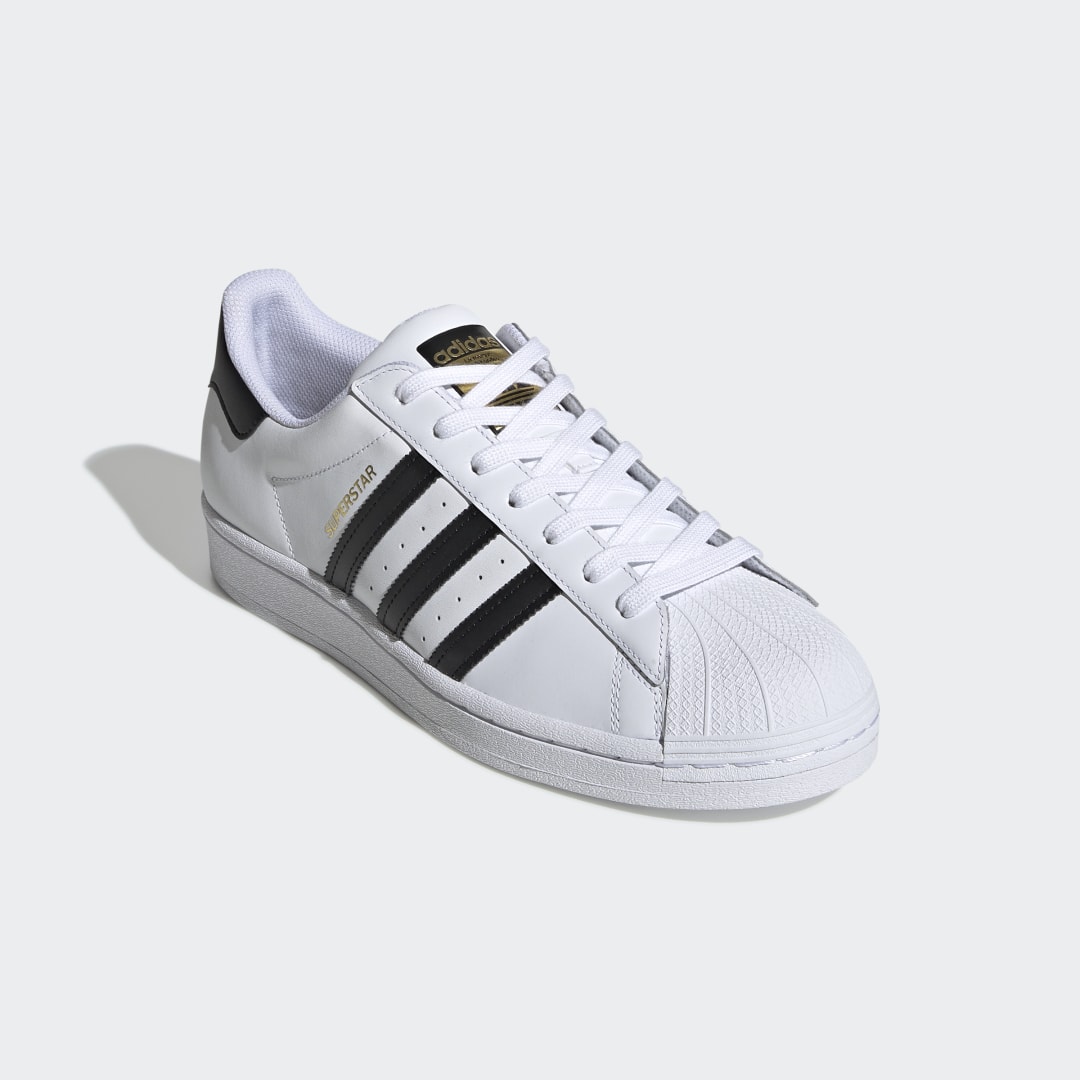 

adidas Tenis Superstar Unisex, Blanco/negro/blanco