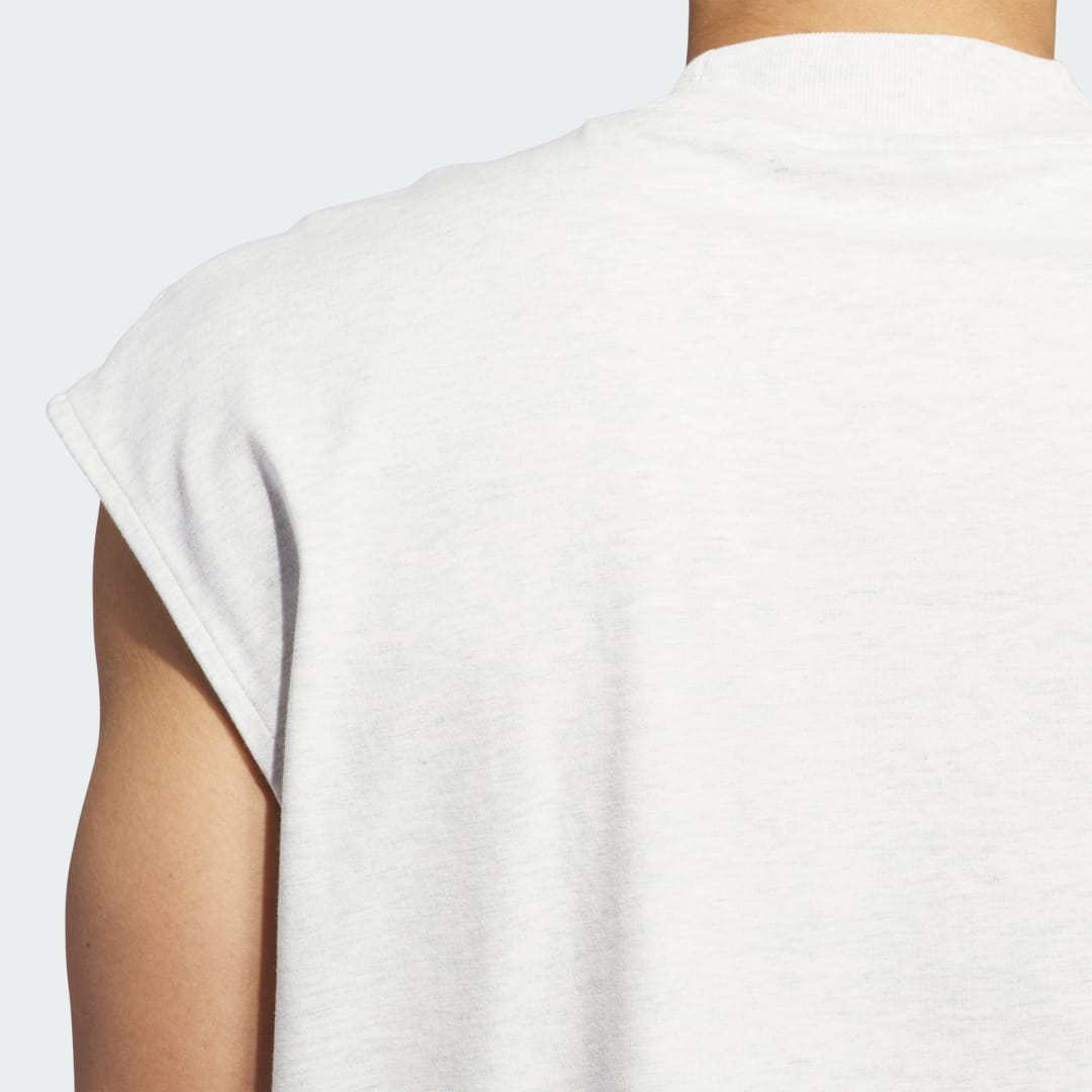 

adidas Playera sin Mangas Adidas Basketball (Unisex) Unisex, Gris one mel
