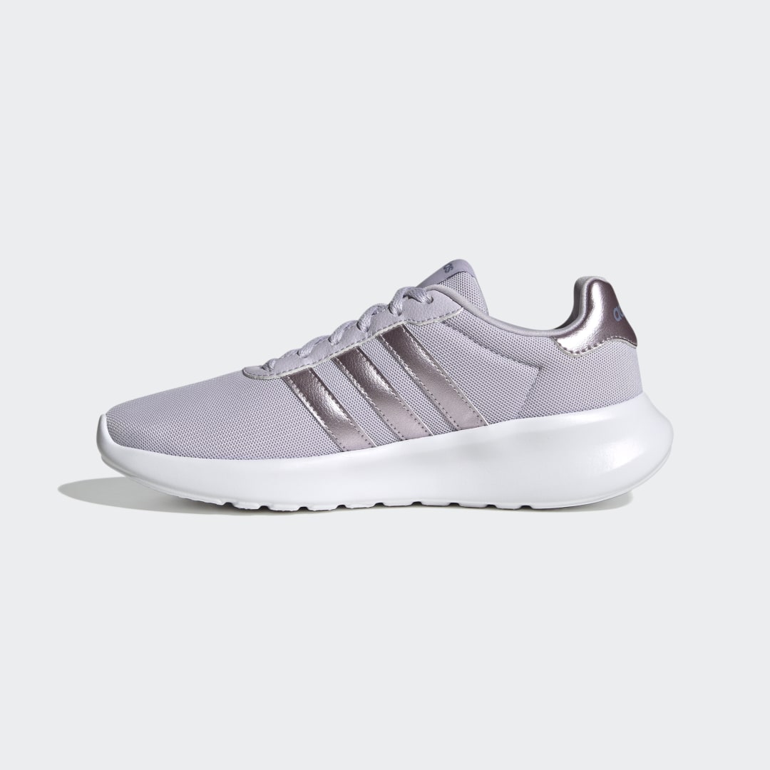 

adidas Tenis Lite Racer 3.0 Unisex, Plata dawn/blanco/plata violeta