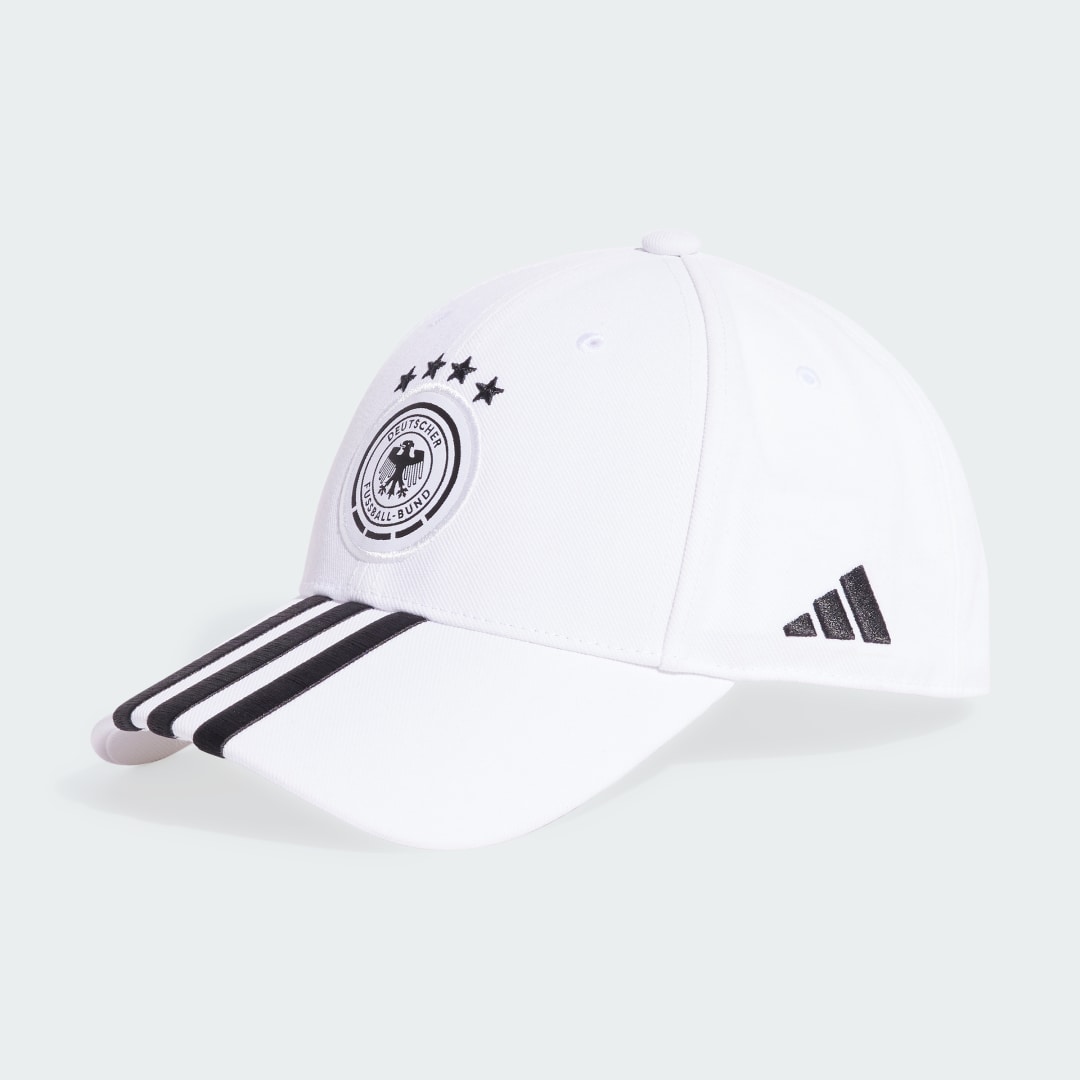 Image of adidas Germany Soccer Cap White M/L - Soccer Hats