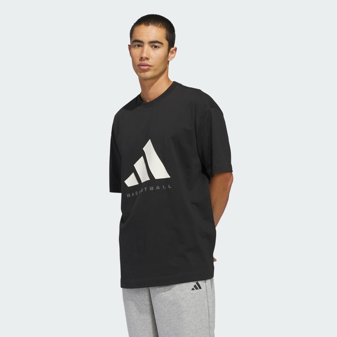 T shirt adidas Basketball Non genré - vue 5
