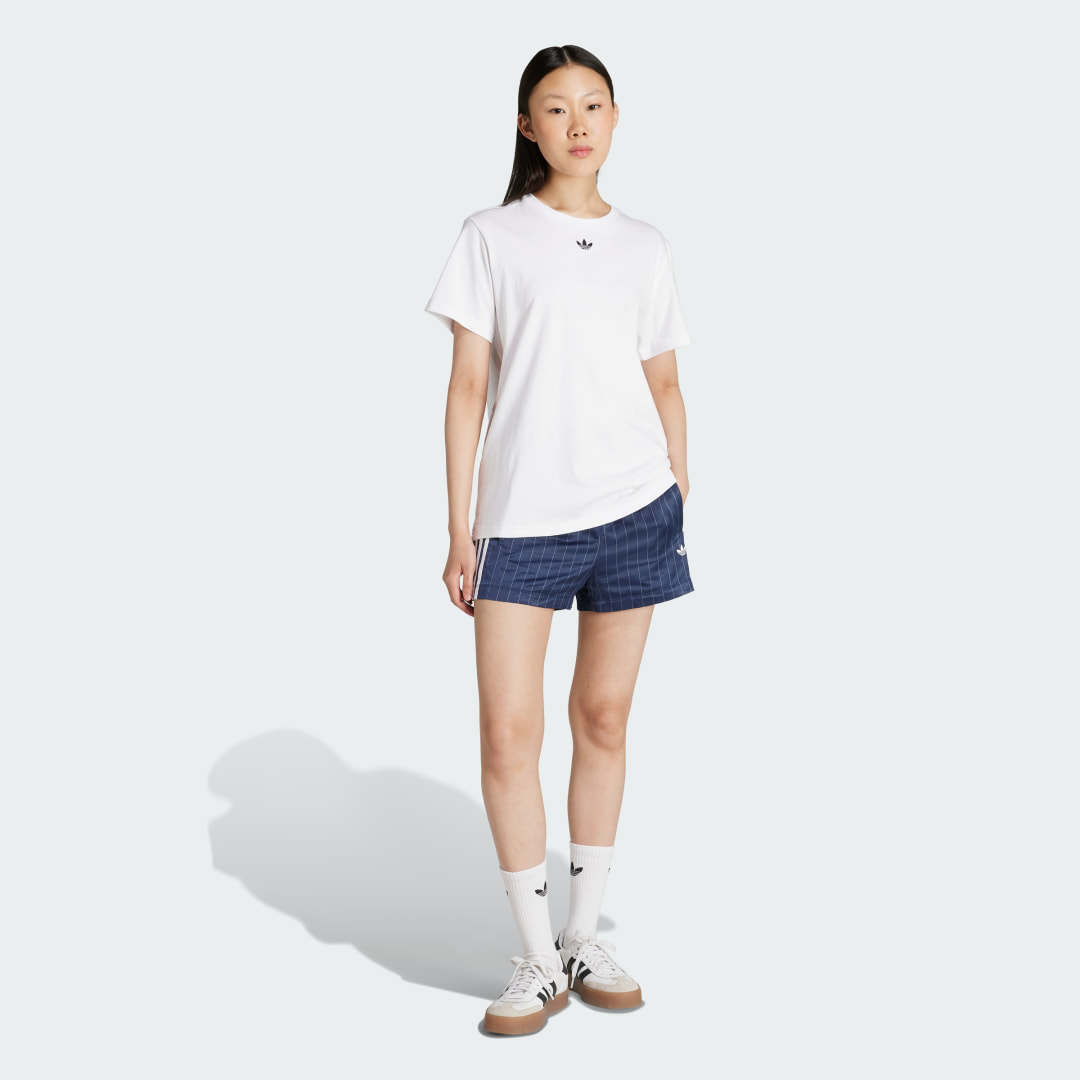 Adidas Originals Pin-stripe Satin Short