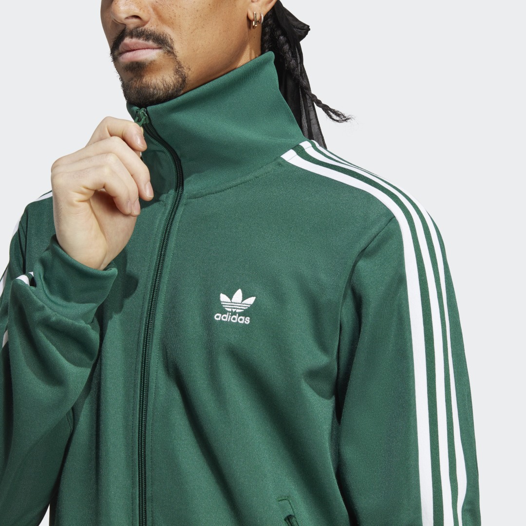 Adidas originals on sale track top green
