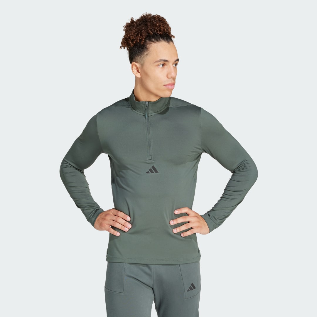 Adidas Performance Workout Sportjack met Korte Rits