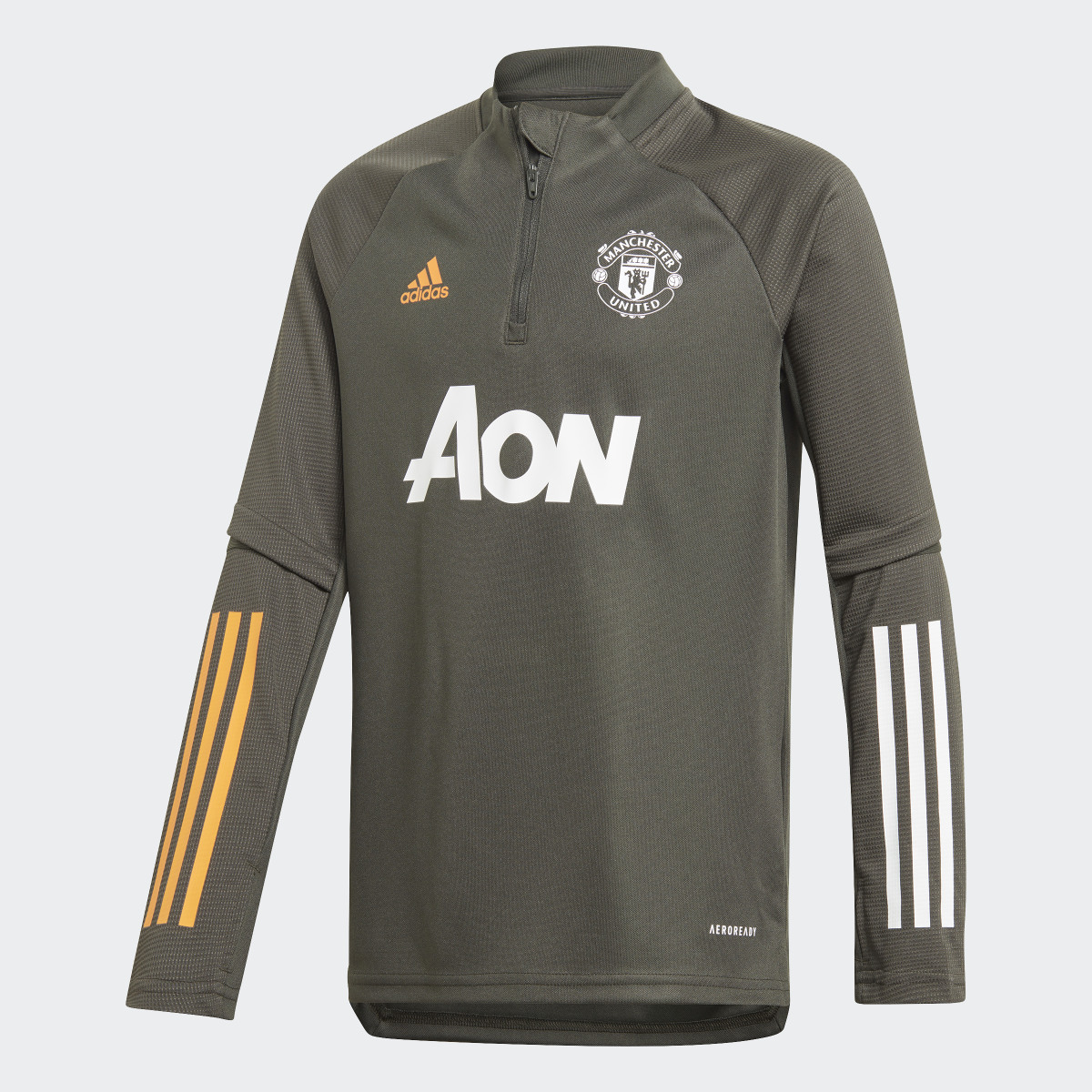 Adidas Manchester United Training Top Green Adidas Uk
