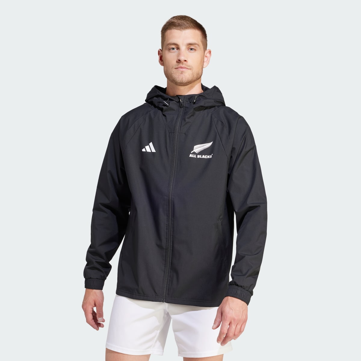 Adidas Giacca a vento da rugby All Blacks HZ4487