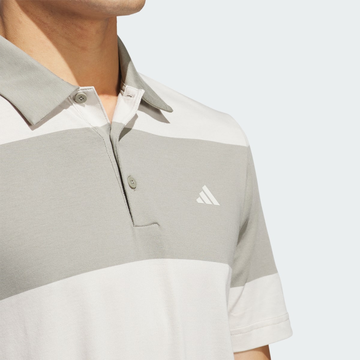 Adidas Colorblock Rugby Stripe Polo Shirt. 6
