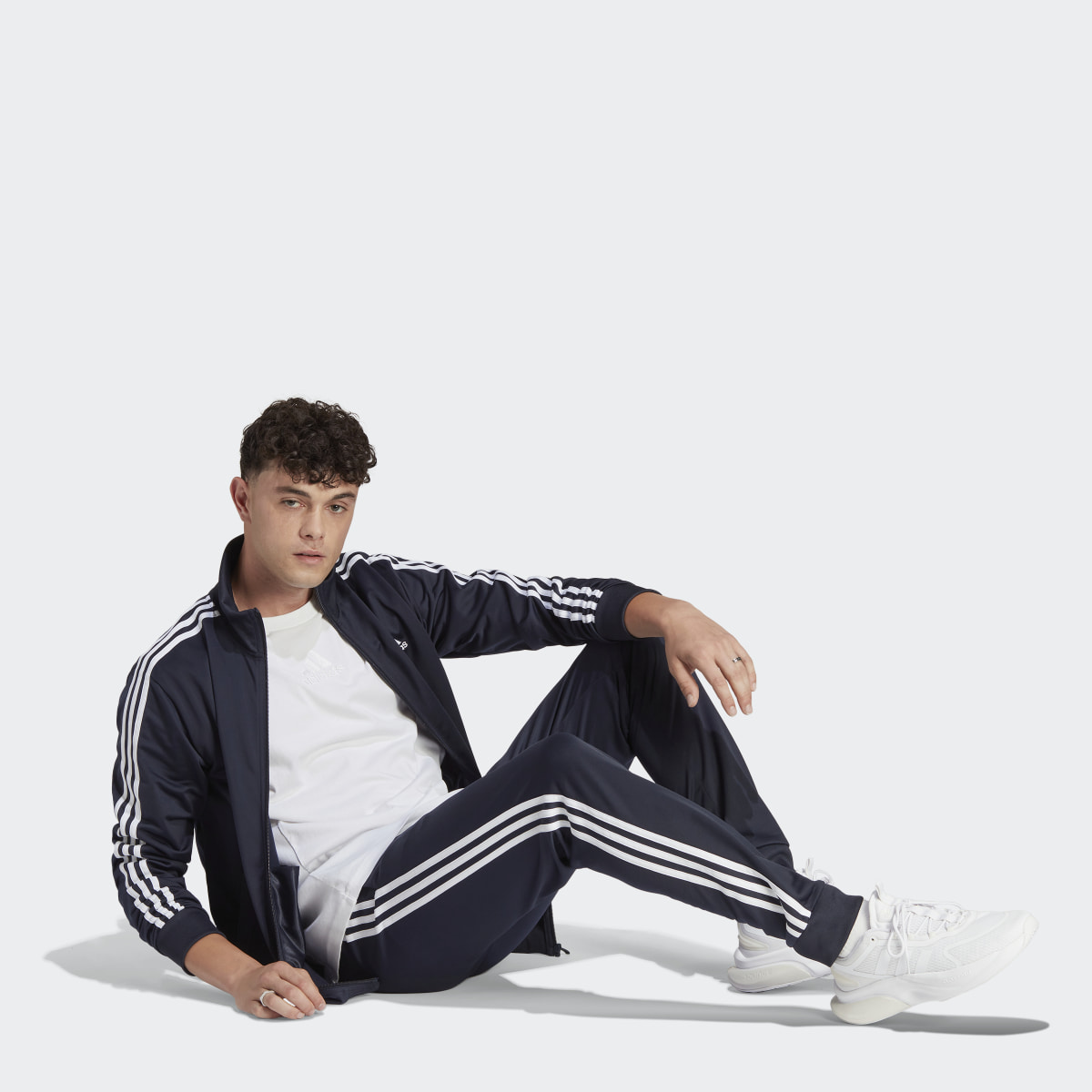 Adidas Basic 3-Stripes Tricot Track Suit. 4