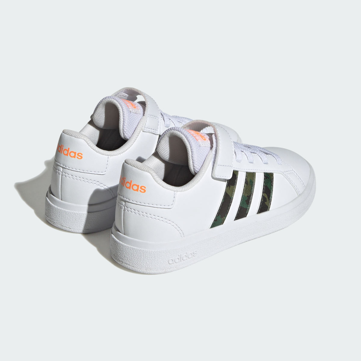 Adidas Scarpe Grand Court Lifestyle Court Elastic Lace and Top Strap. 6