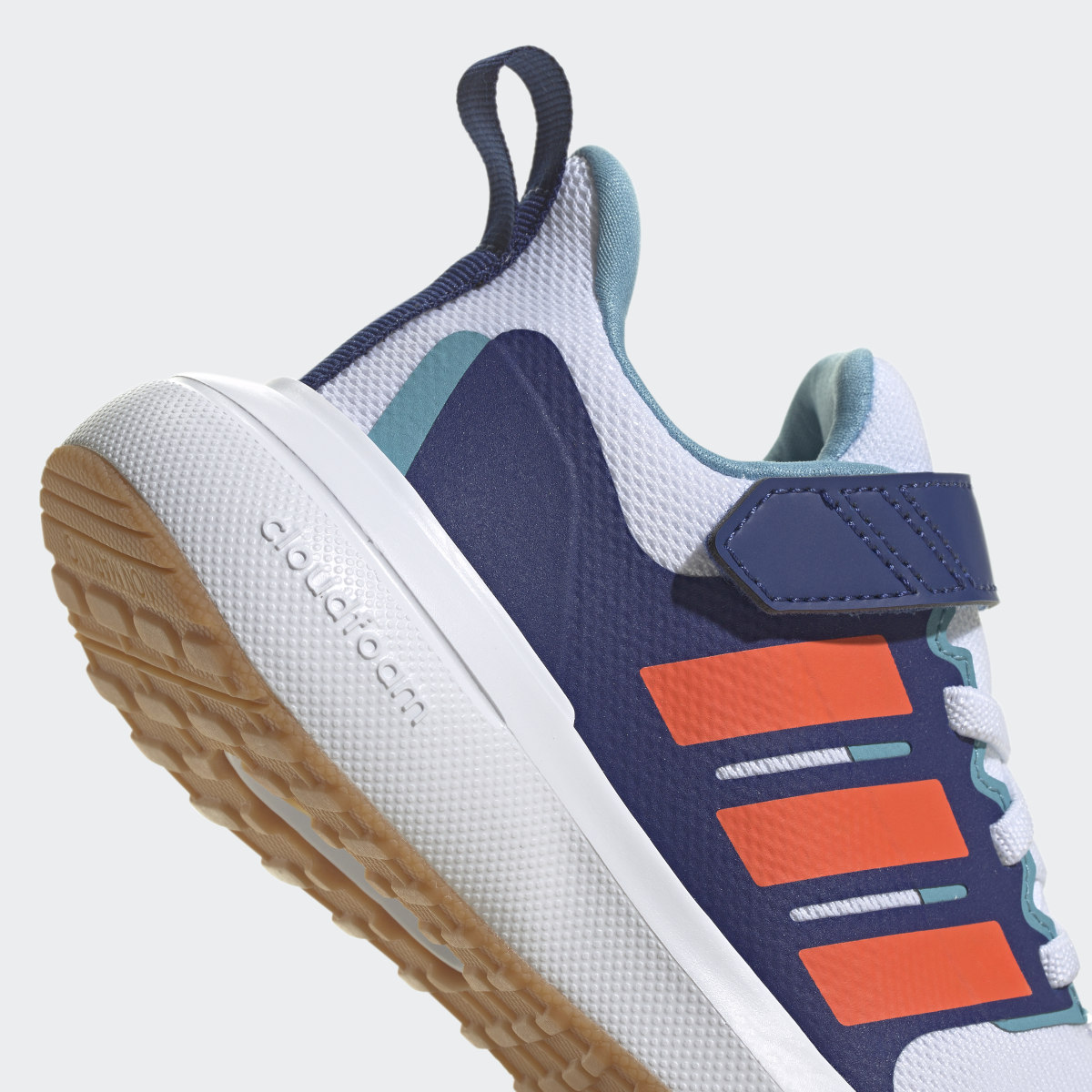 Adidas Chaussure à lacets élastiques et scratch FortaRun 2.0 Cloudfoam. 9