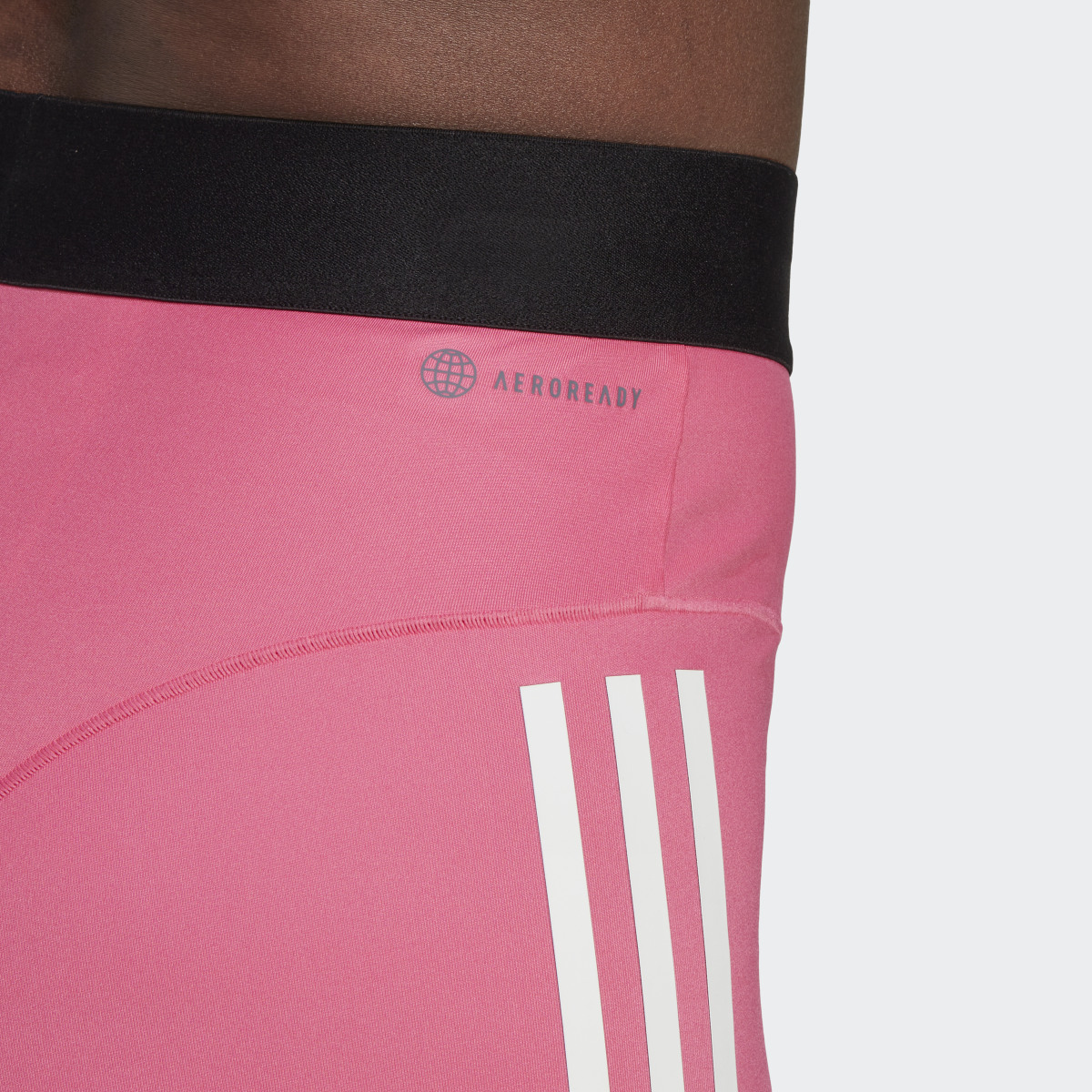 Adidas Hyperglam 3-Stripes Short Leggings. 7