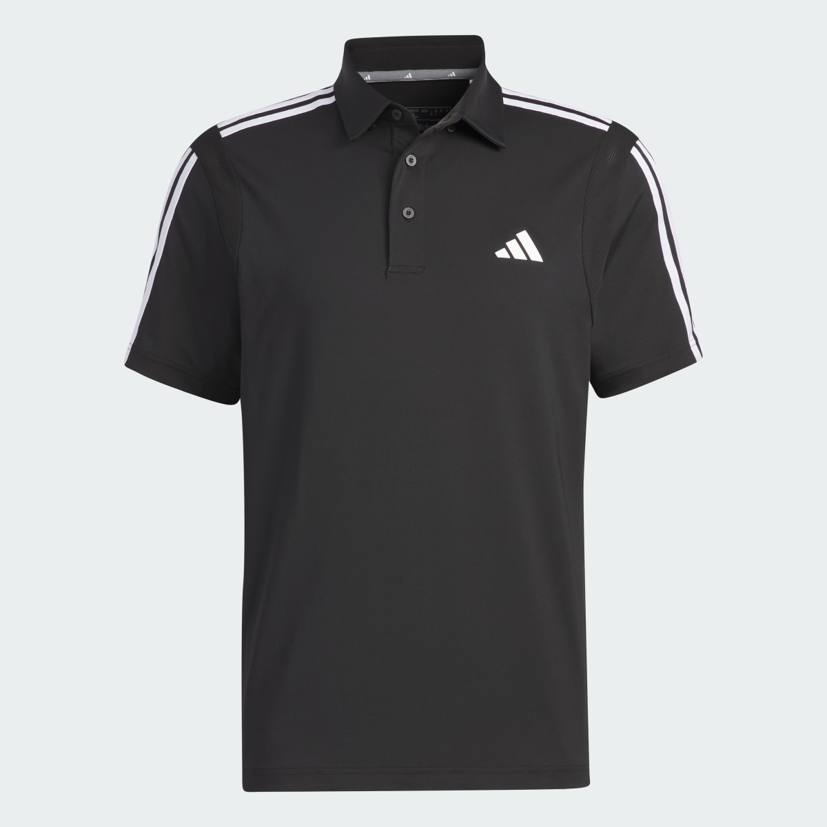 Adidas HEAT.RDY 3-Stripe Short Sleeve Polo Shirt. 5