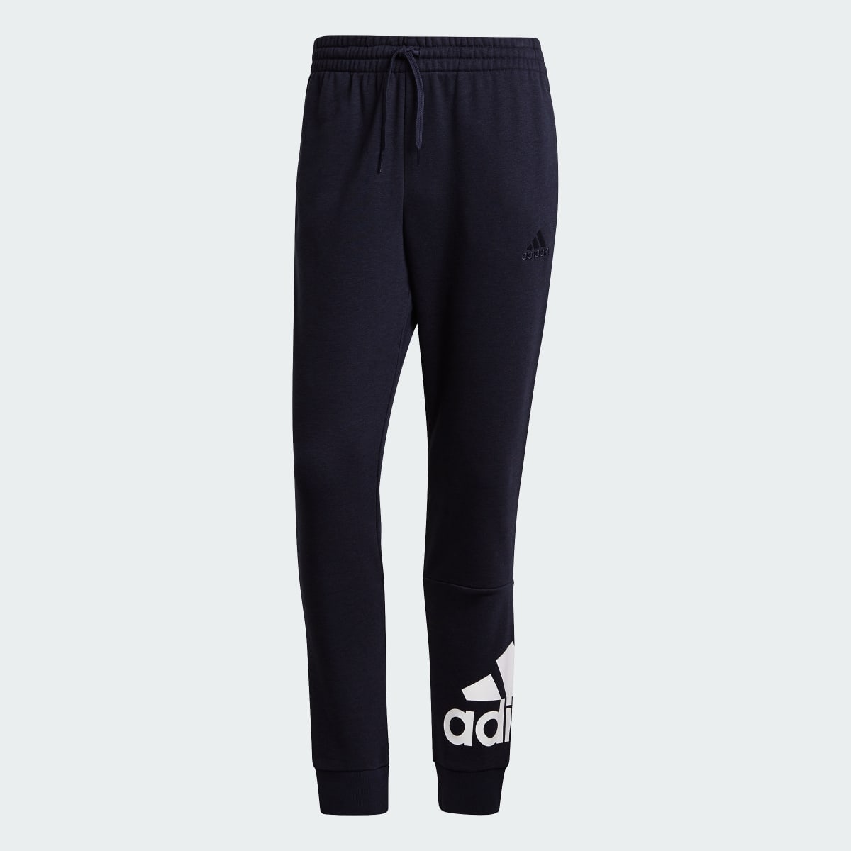 Adidas Essentials French Terry Tapered Cuff Logo Pants. 5