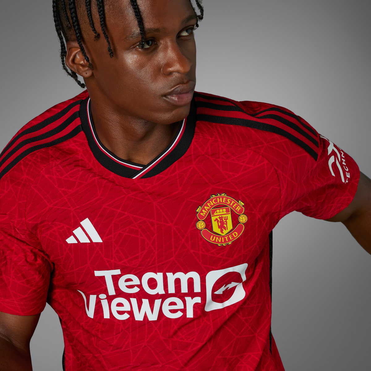 Adidas Camisola Principal Oficial 23/24 do Manchester United. 5