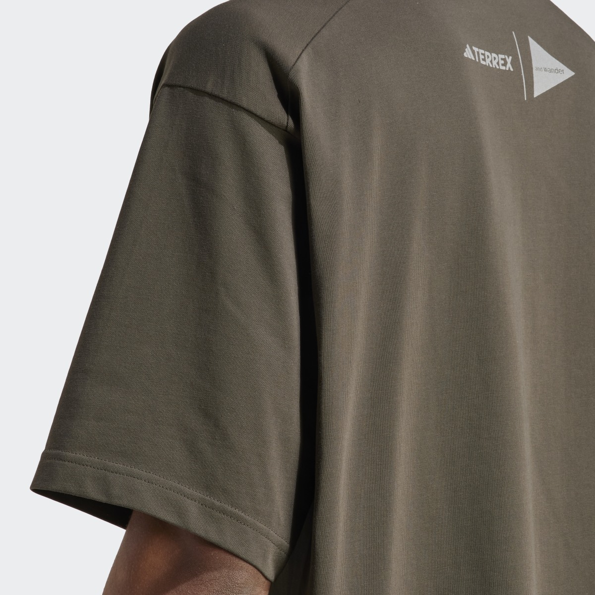 Adidas T-shirt Terrex + and wander Graphic (Neutral). 8