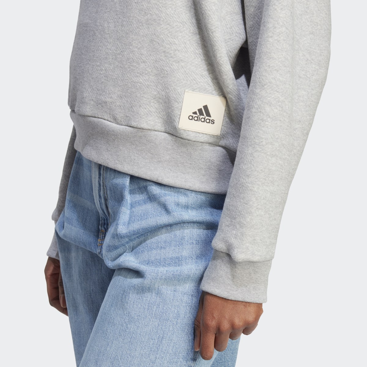 Adidas Lounge French Terry Sweatshirt. 7